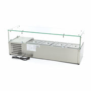 Réfrigérateur de préparation de comptoir - 120 cm - s'adapte à 4 x 1/3 GN