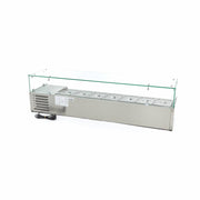 Réfrigérateur de préparation de comptoir - 160 cm - s'adapte à 7 x 1/3 GN