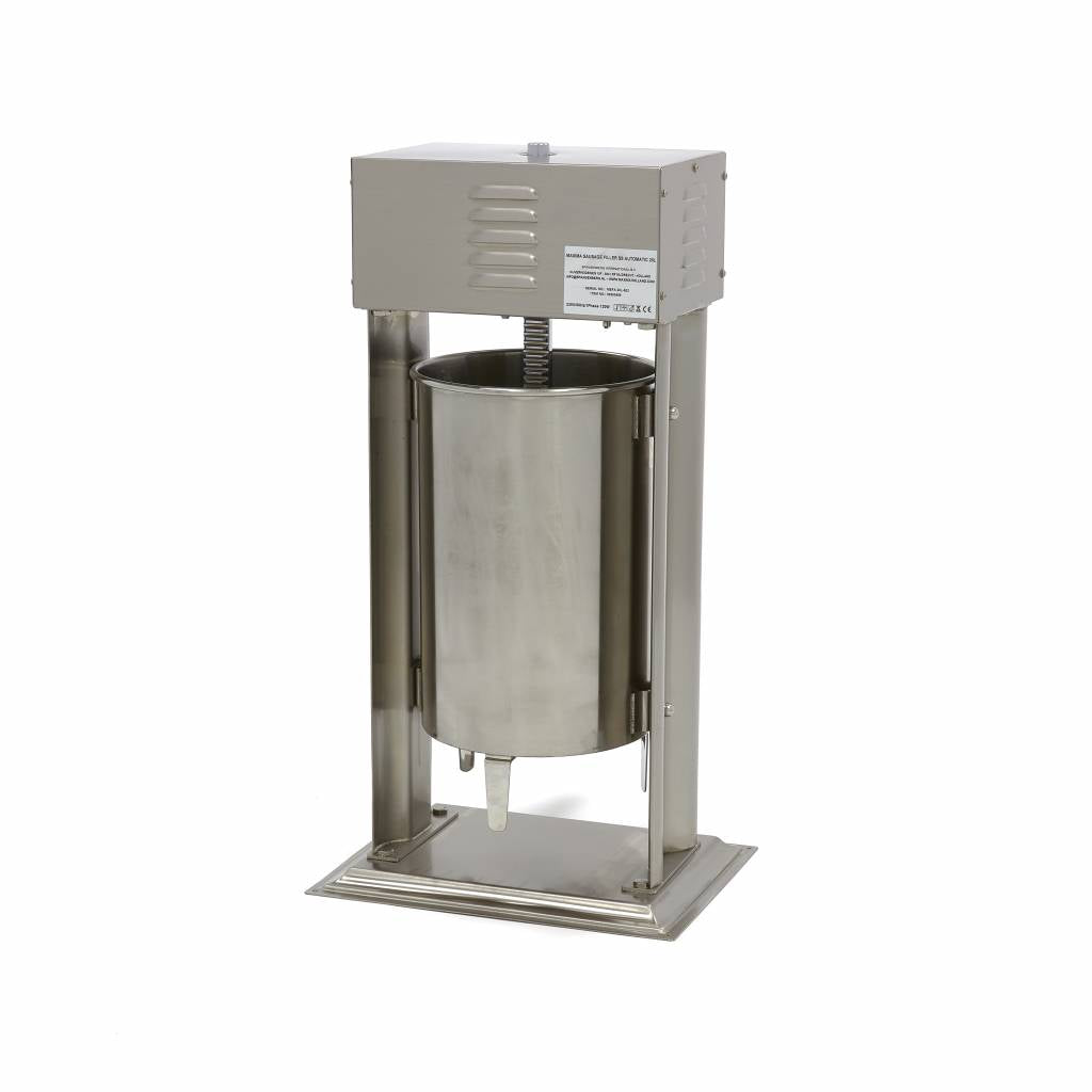 Poussoir à saucisses - 20 L - automatique - verticale - incl 4 tubes de remplissage