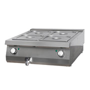 Heavy Duty double electric bain-marie - 70 cm deep