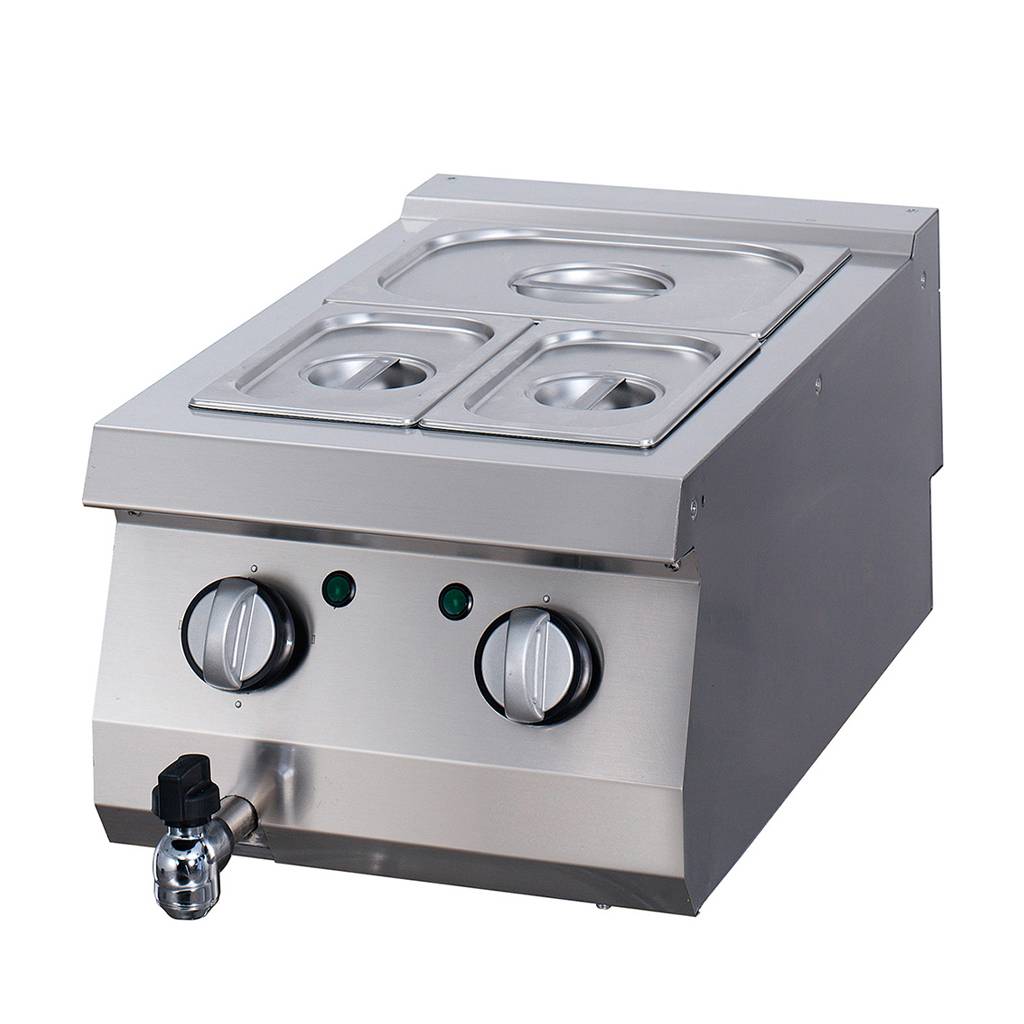 Heavy Duty Bain Marie - single unit - 70 cm deep - electric