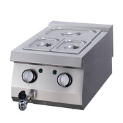 Heavy Duty Bain Marie - single unit - 70 cm deep - electric