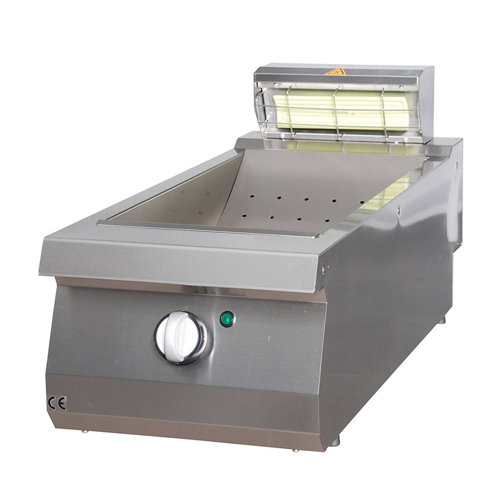 Réchaud à frites électrique Maxima Ligne de cuisson 700, unité simple, profondeur 70 cm, pour cuisson industrielle.