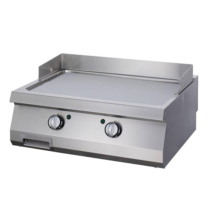 Plaque de gril électrique Maxima, ligne de cuisson 700, double unité, surface lisse, profondeur 70 cm, pour cuisson électrique.