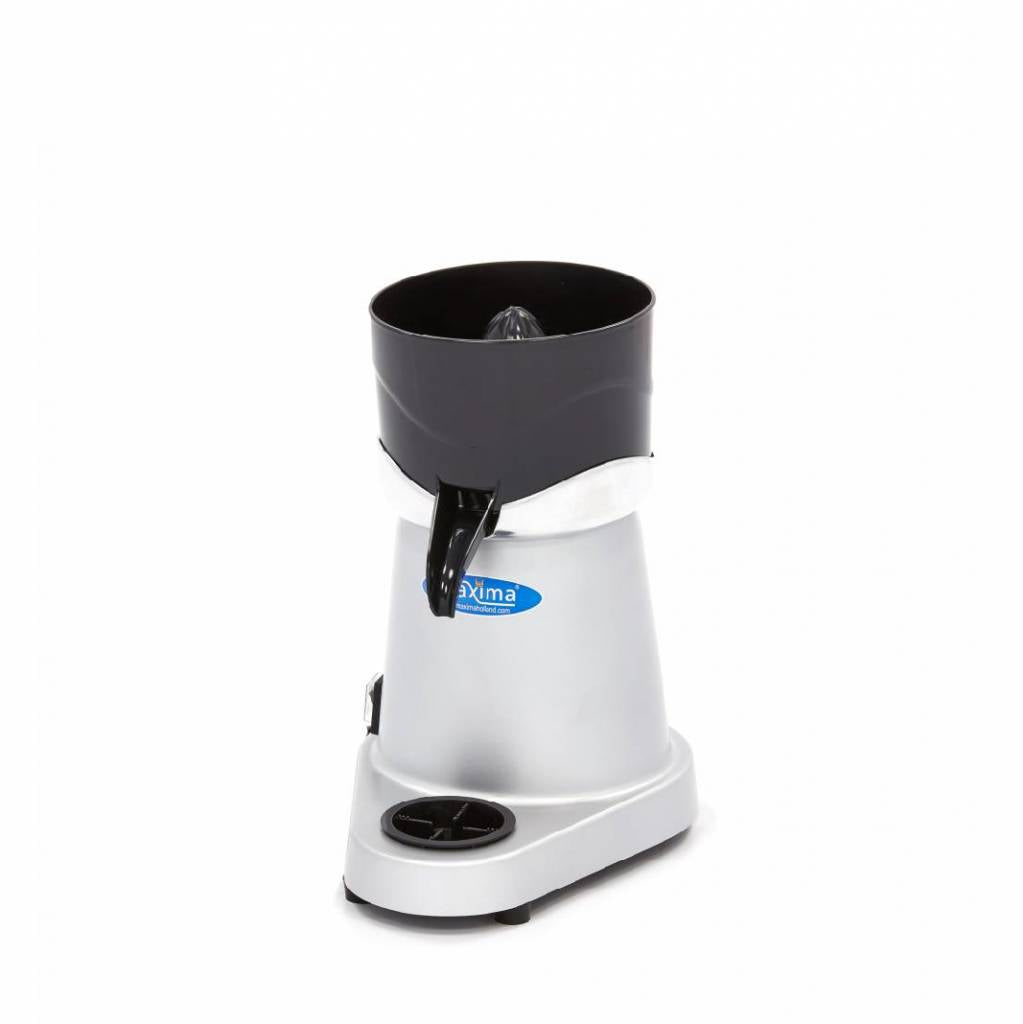 Presse-agrumes électrique Maxima, capacité 32 L/h, hauteur de verre 12,5 cm, pour extraction de jus d'orange.