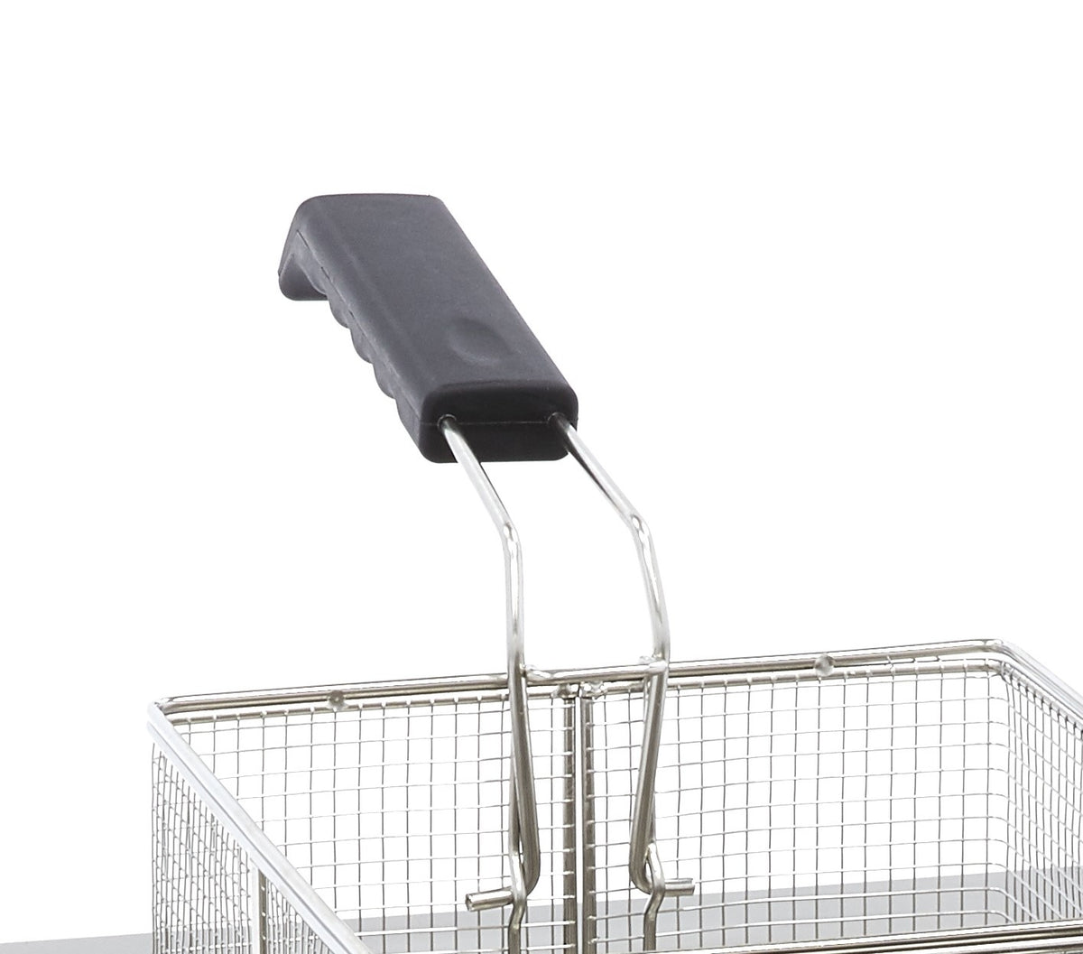 Friteuse Maxima de 8 L avec un panier et robinet de vidange pour une cuisson pratique et efficace.