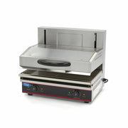 Grill salamandre Maxima de 59x32 cm avec élévateur et puissance de 3600W, idéal pour la cuisson rapide et uniforme.
