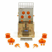 Presse-agrumes électrique Maxima, presse-orange de 8 kg, capacité 25 citrons par minute, avec robinet, en acier inoxydable.