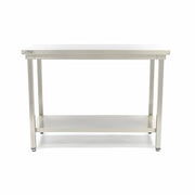 Stainless steel table - 100 x 70 cm - adjustable height