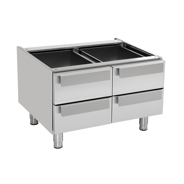 UnderComptoir 800mm - With Drawers - Unninox