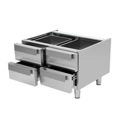 UnderComptoir 800mm - With Drawers - Unninox - image 3
