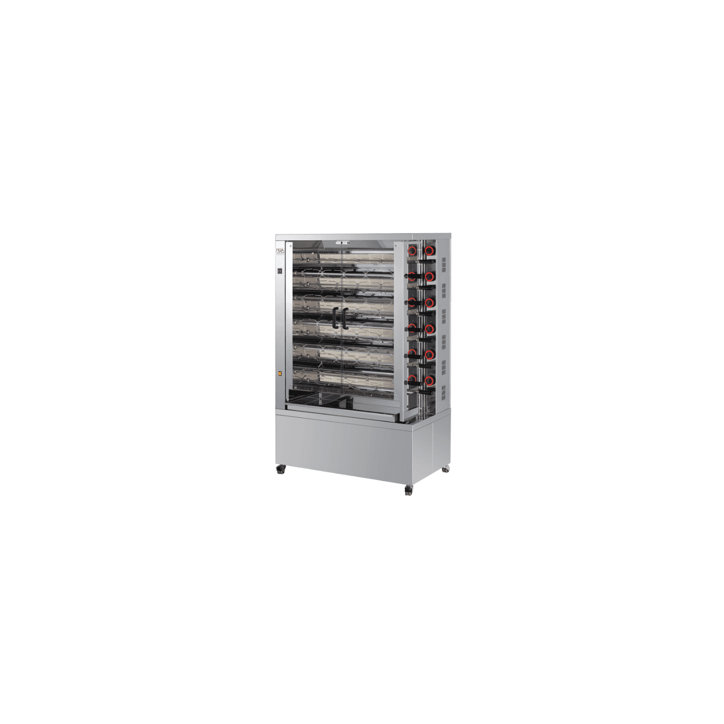 Rôtissoire professionnelle électrique 11 DOBLE EKO-E - 11 broches / 55 à 66 poulets - FECA - vue 2