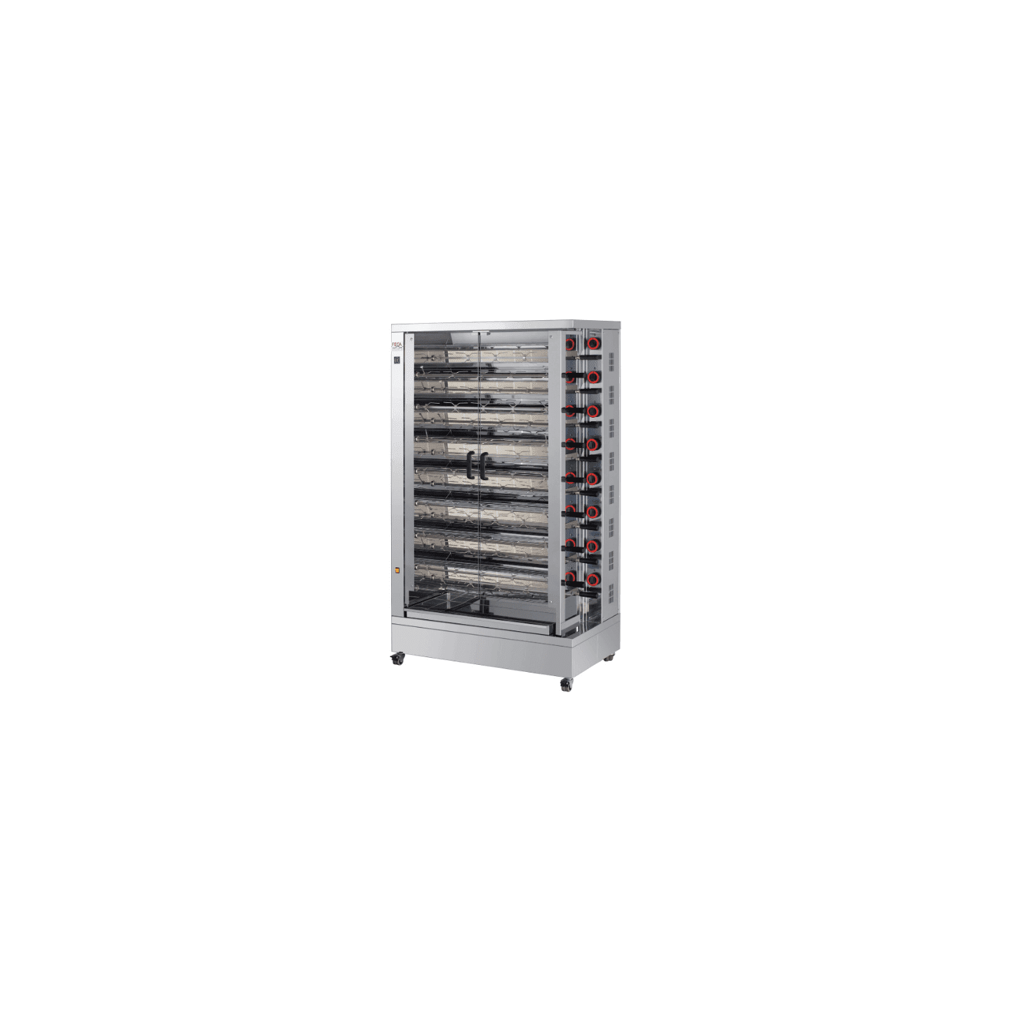 Rôtissoire professionnelle électrique 15 DOBLE EKO-E - 15 broches / 75 à 90 poulets - FECA