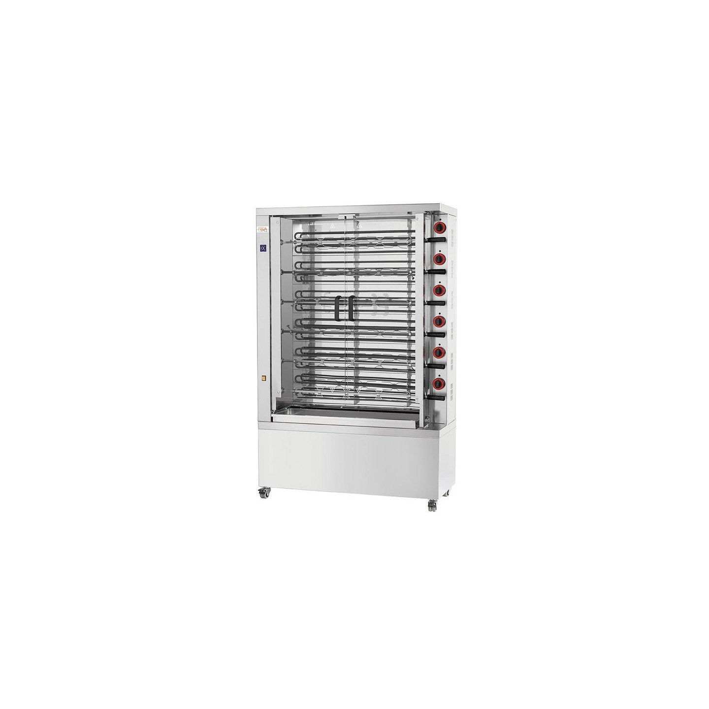 Rôtissoire professionnelle électrique 6-30 EKO-E - 6 broches / 30 à 36 poulets - FECA