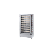 Rôtissoire professionnelle électrique 8-40 EKO-E - 8 broches / 32 à 48 poulets - FECA