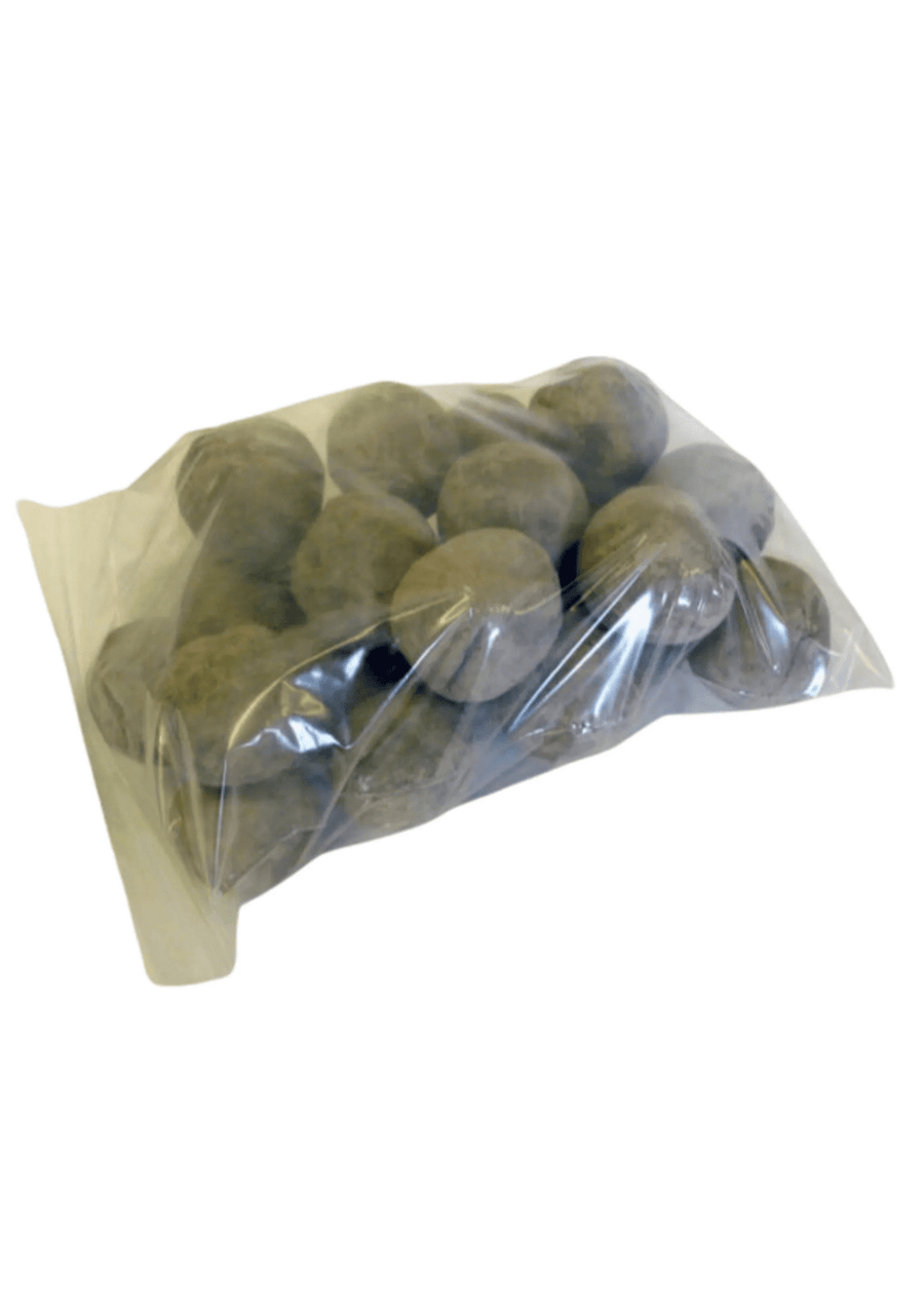 Sac de pierres d'argile SHAAN pour four tandoori, pièce détachée, contenant des pierres d'argile naturelles pour cuisson.