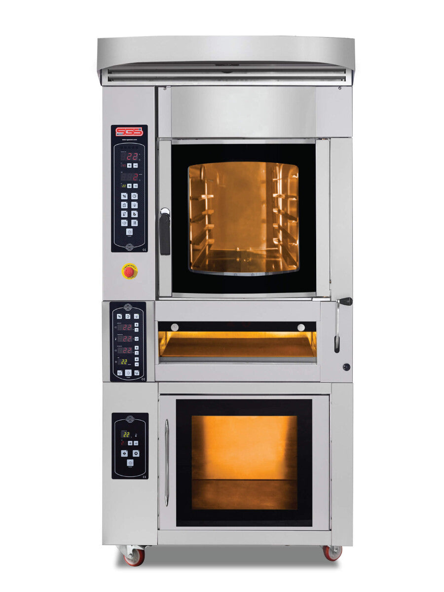 Four ventilé rotatif de boulangerie – 5xEN – 20 kW - SGS-PMDK-5-4