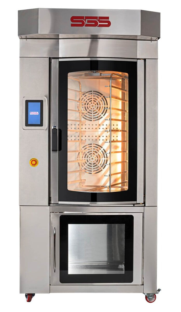 Four ventilé rotatif de boulangerie – 10xEN40x60 – écran tactile – 25,5 kW - SGS-PMD-10