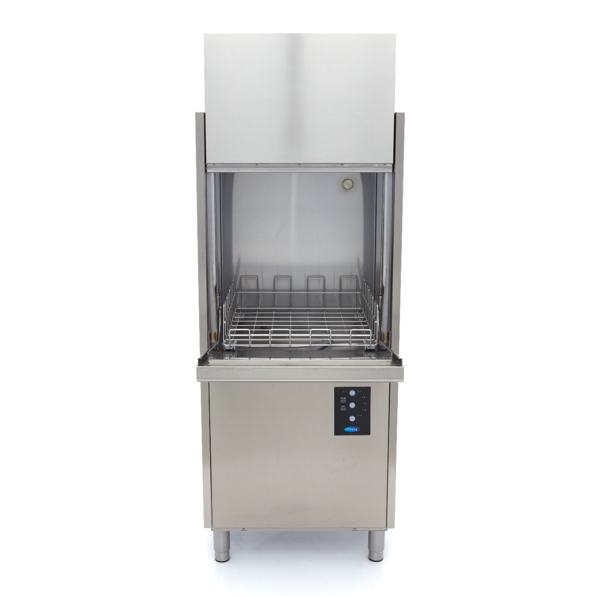 Lave-vaisselle à pot Maxima, machine à laver les casseroles, dimensions 56x63 cm, alimentation 400V, vue de face.
