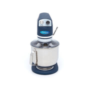 Mixer planétaire - 7 L - jusqu'à 2 kg de pâte - bleu acier mat