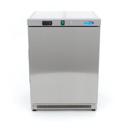 Réfrigérateur - 200 L - 3 étagères réglables - acier inoxydable