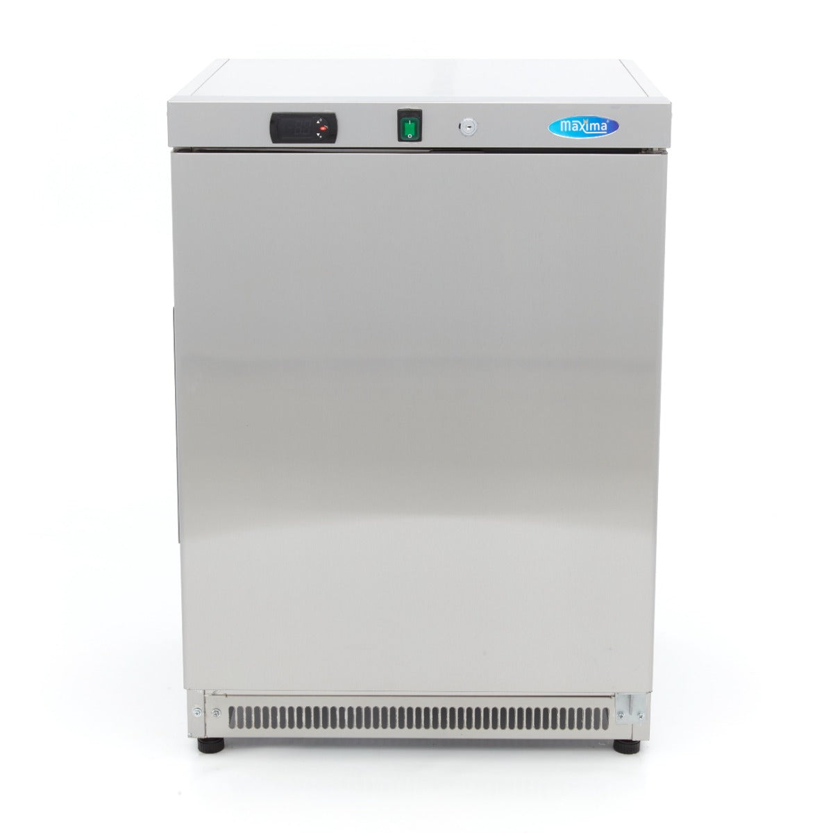 Congélateur - 200 L - 2 étagères fixes - acier inoxydable
