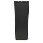 Réfrigérateur Maxima noir de 400 L avec 4 étagères réglables, intérieur spacieux et pratique pour la conservation des aliments.