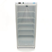 Congélateur - 600 L - blanc - avec porte en verre