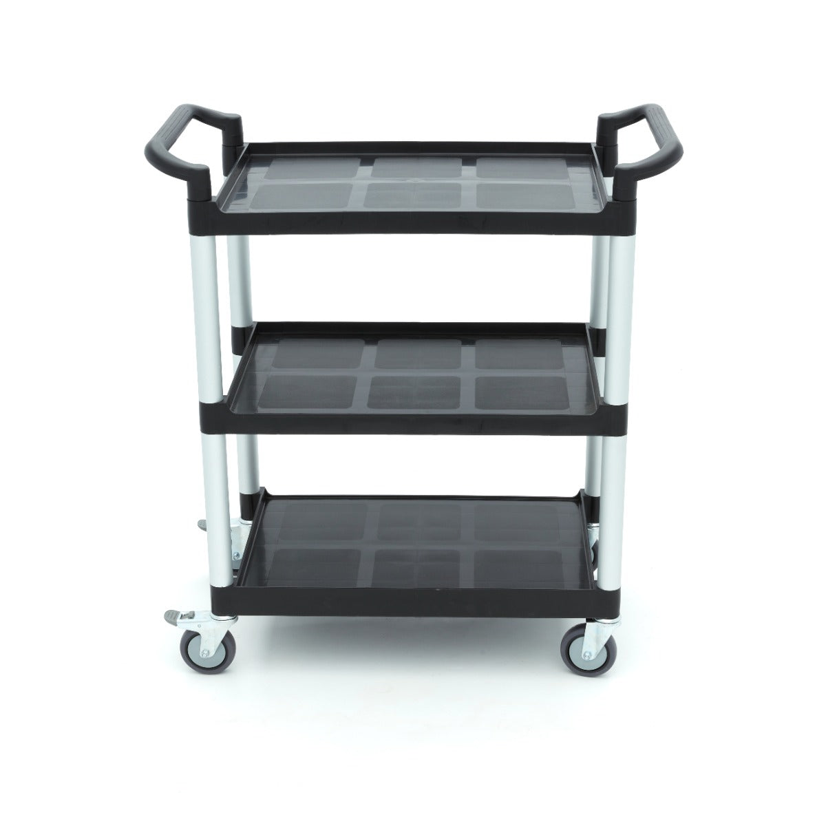 Chariot de service - 3 étagères en plastique - 86,5 x 42,5 cm