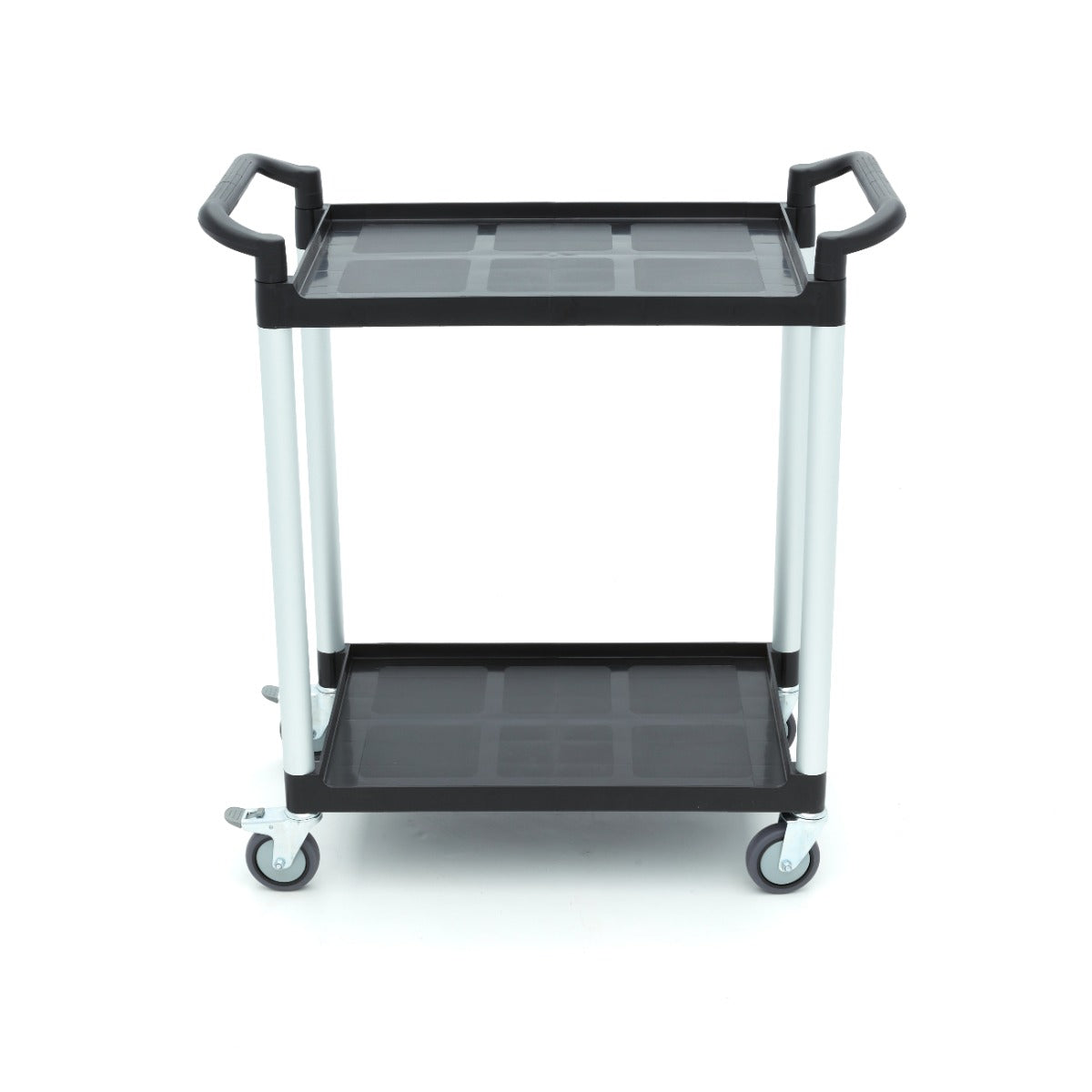 Chariot de service - 2 étagères en plastique - 86,5 x 42,5 cm