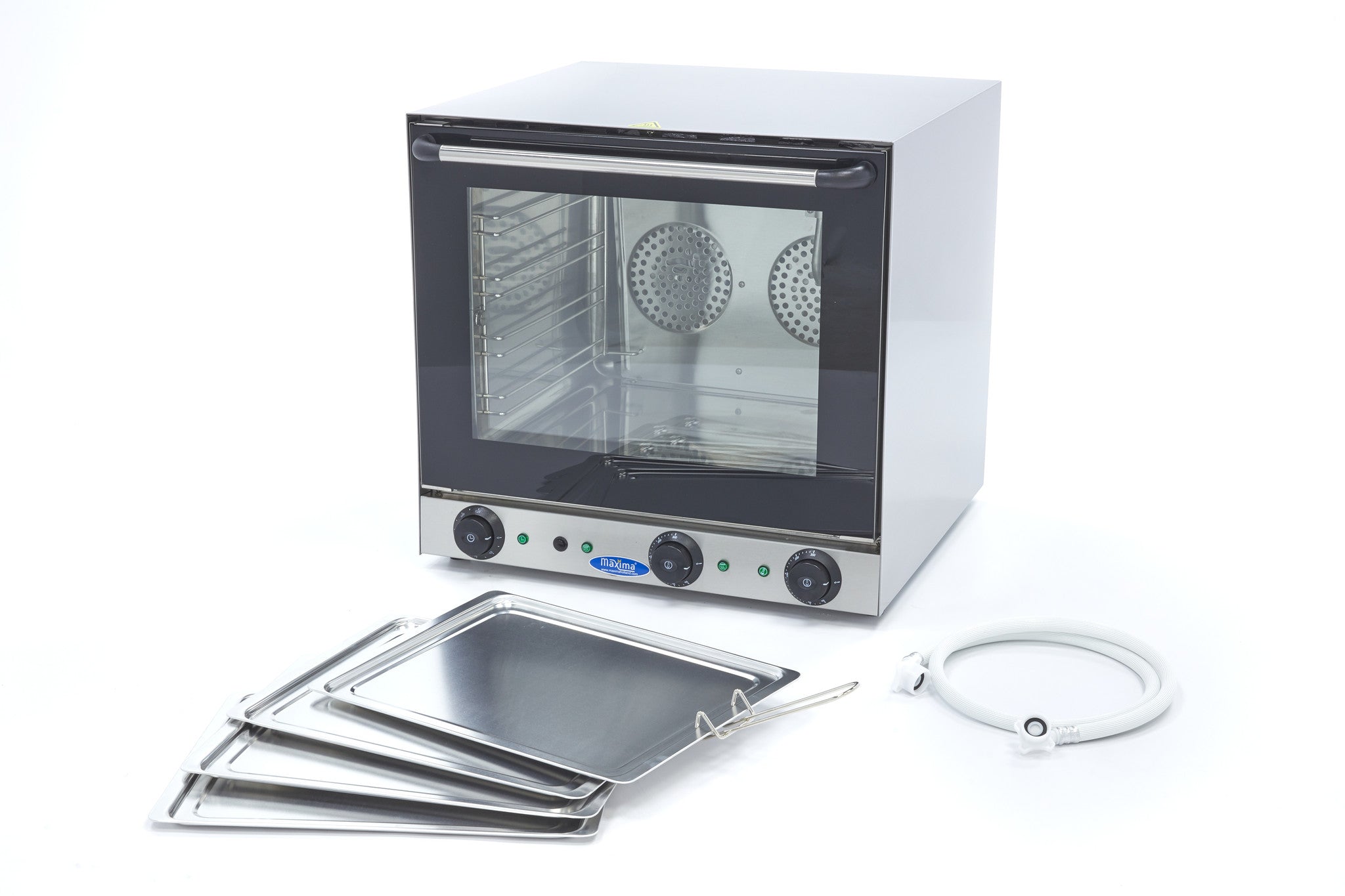Four à convection - gril et vapeur - 4 plateaux - minuterie intégrée