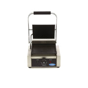 Grill contact - rainuré - plaque de gril simple - 22 cm