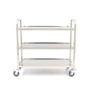 Chariot en acier inoxydable - 3 étagères
