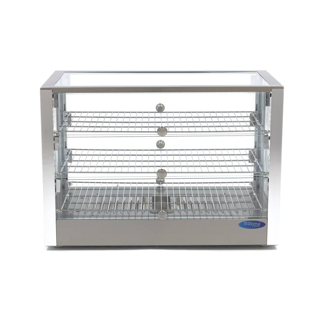 Vitrine chaude - 115 L - 70 cm - 3 étagères