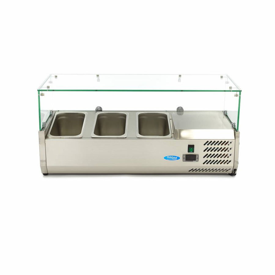 Réfrigérateur de préparation de comptoir - 95 cm - s'adapte à 3 x 1/3 GN
