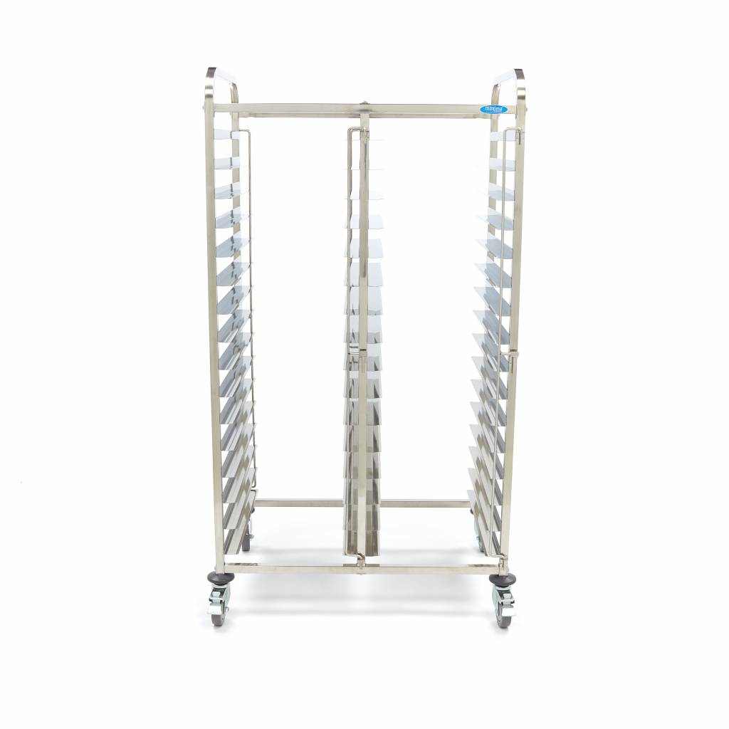 Chariot à plateaux - boulangerie - s'adapte à 32 plateaux (60 x 40c m) - excl plateaux