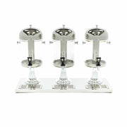 Dispensateur de boissons - 3 x 8 L - tube de refroidissement central - fonctionne sans électricité