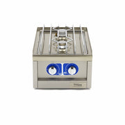Cuiseur de qualité commerciale - 2 brûleurs - unité simple - profondeur 60 cm - gaz
