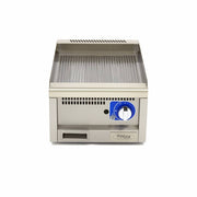 Gril de qualité commerciale - rainuré - unité simple - profondeur 60 cm - gaz
