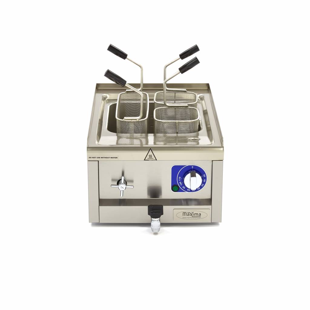 Cuiseur de pâtes de qualité commerciale - 15 L - unité simple - profondeur 60 cm - électrique