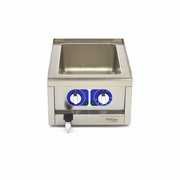 Bain Marie - unité simple - 60 cm - avec robinet de vidange - électrique