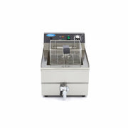 Friteuse - 16 L - 1 panier - avec robinet de vidange