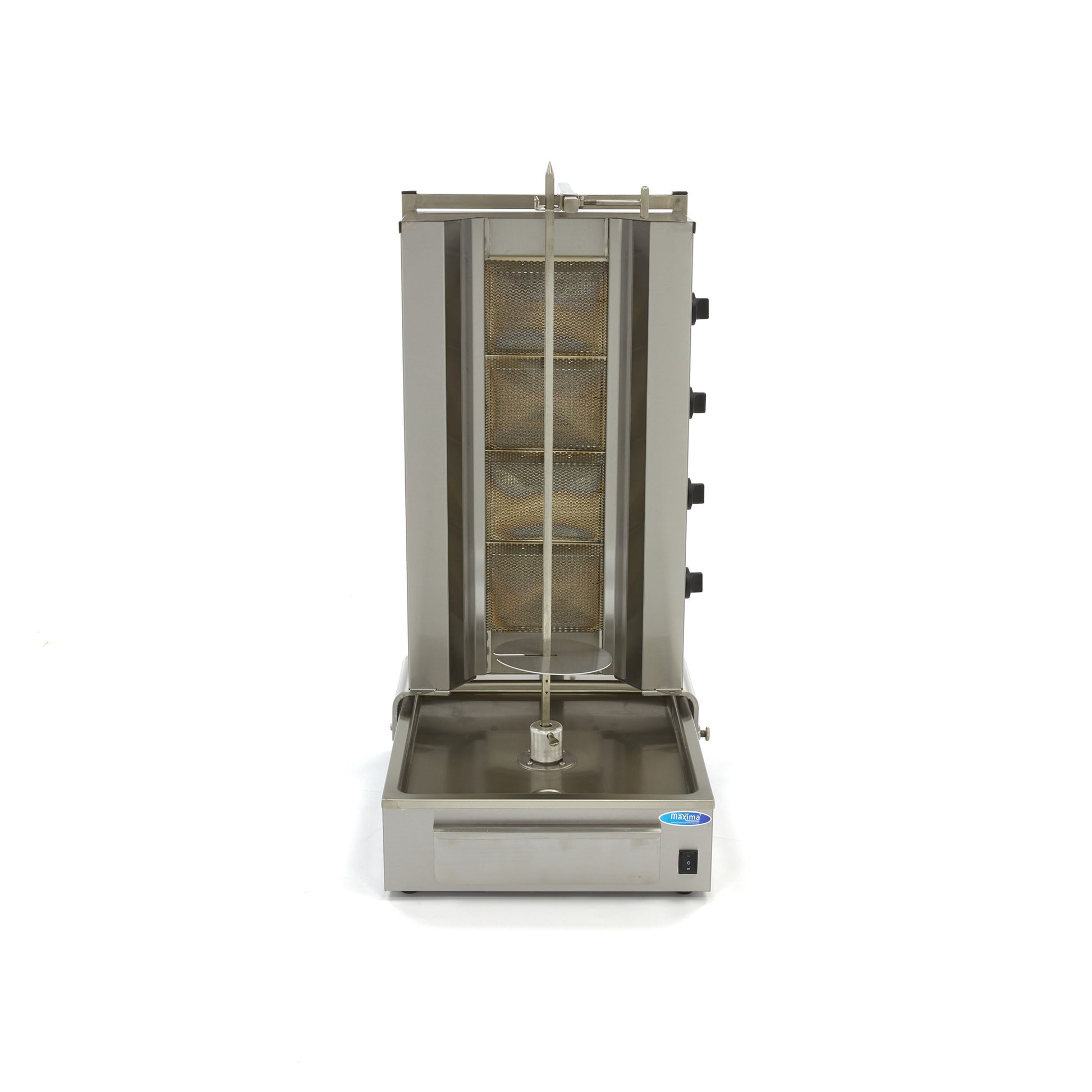 Kebab grill - 4 brûleurs - 70 kg de viande - gaz