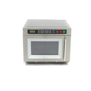 Micro-ondes professionnel Maxima 1800W avec 20 programmes, grande capacité pour assiettes jusqu’à Ø36 cm, 2 tablettes.