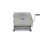 Mélangeur á viande - 30 L - 25 kg viande - axle double - manuel