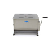 Mélangeur à viande - 50 L - 43 kg viande - axle double - manuel