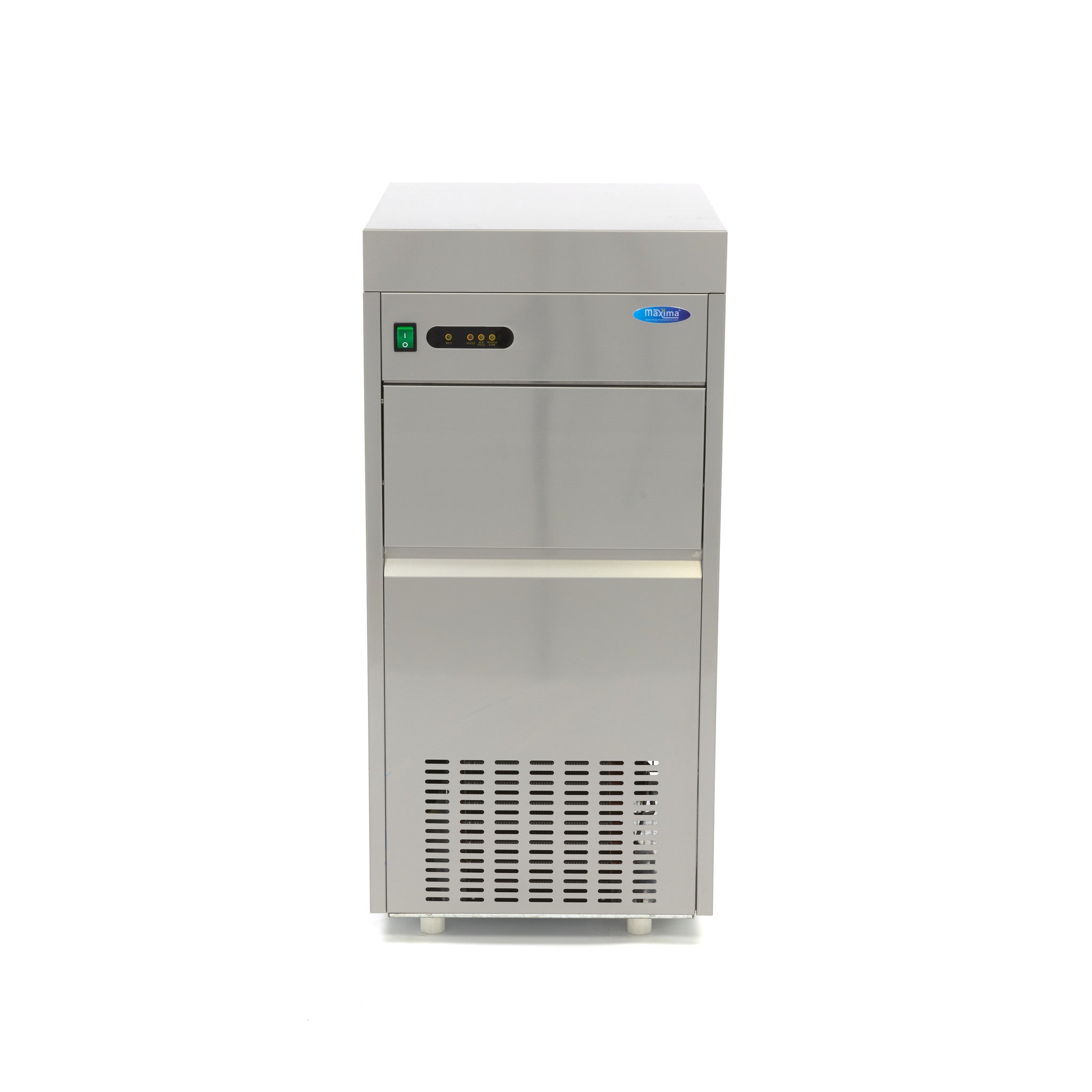 Machine à glaçons - 85 kg/jour - broyé/floconné - refroidissement par eau