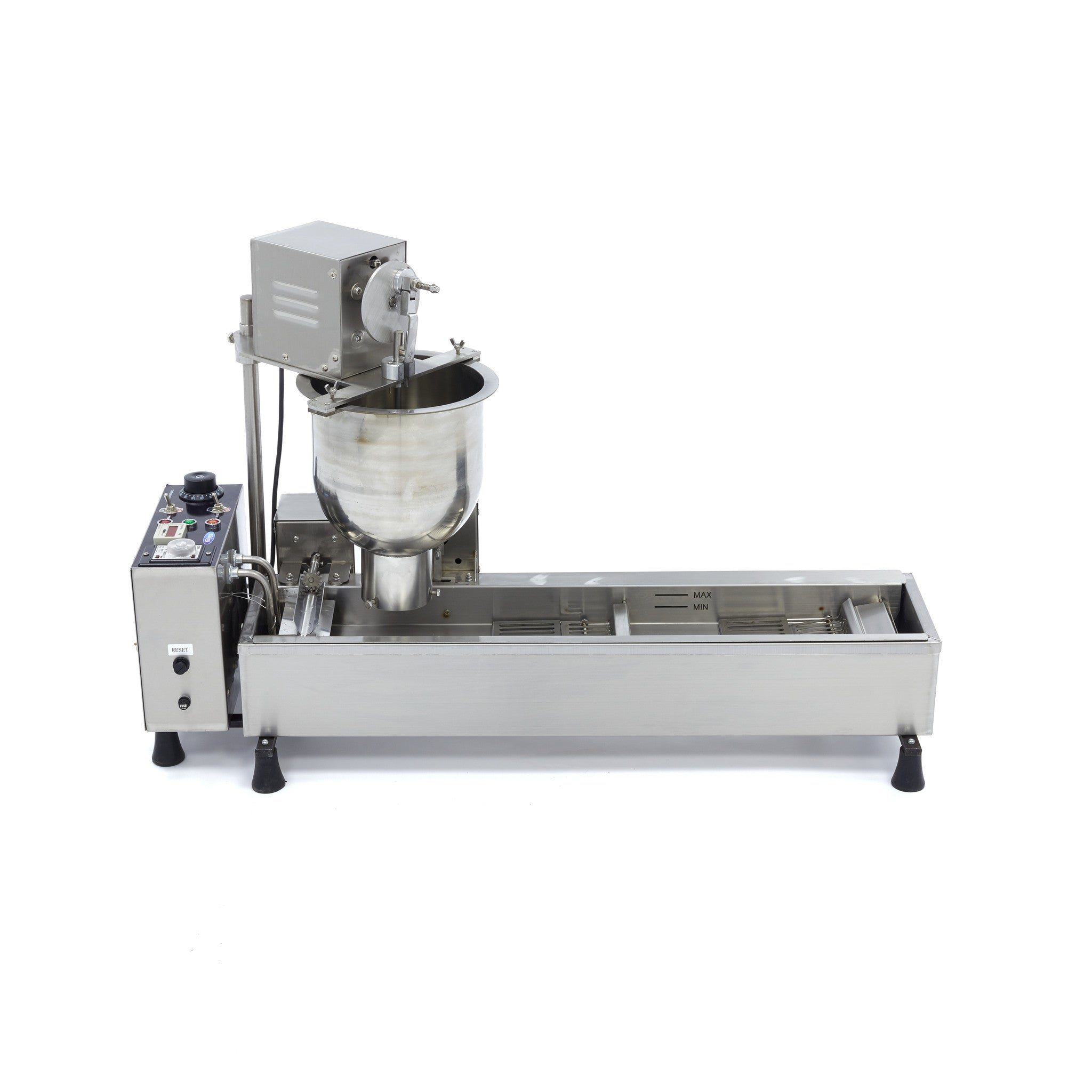 Machine à donuts - 450 donuts/h - automatique - friteuse avec système de retournement