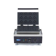Machine à beignets - 12 mini beignets - Ø5 cm - avec minuterie intégrée
