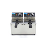 Friteuse - 2 x 4 L - 2 paniers - jusqu'à 1,5 kg de frites